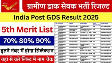 India Post GDS 5th Merit List
