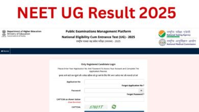 NEET UG Result 2025