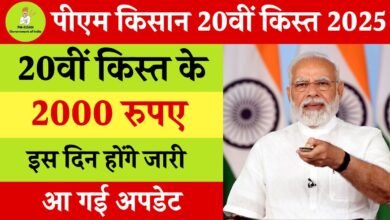 PM Kisan 20th Installment Date