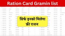 Ration Card Gramin List