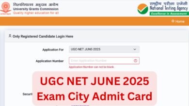 UGC Net Exam Admit Card 2025